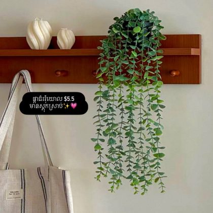 string of turtles hanging plant