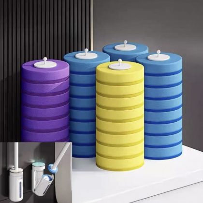 ROUND SPONGE ADD ON 8PCS/SET ( BLUE, PURPLE, YELLOW)