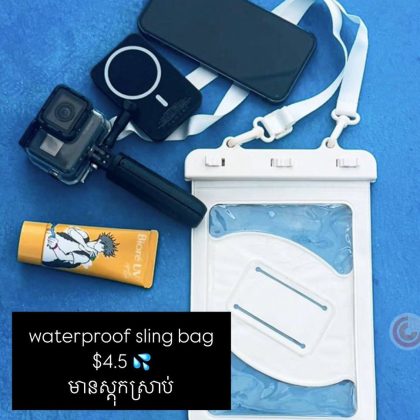 Waterproof sling bag