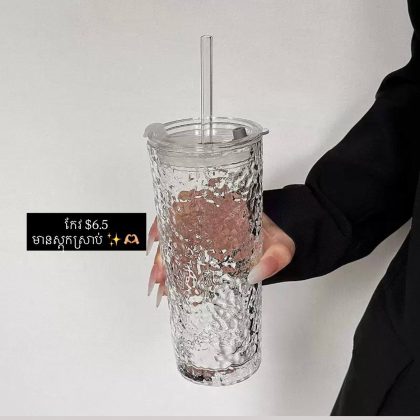 Glacier slim glass-520ML